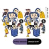 Cartoon Coraline Girl Theme DIY Birthday Party Decoration Set  Cake Supplies 10