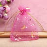 Gold Star Moon Organza Gift Drawstring Bags For Jewelry  Wedding Favors 14