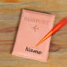 Personalized Laser Engraved Name PU Leather Passport Cover  Travel Wallet Case 8