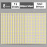 SelfAdhesive Color Dot Label Stickers 15 Sheets Round Coding Labels For Office  Crafts 14