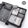6 Pcs Travel Packing Cubes Set Portable Luggage Organizer Pouches For Clothes  Shoes 9