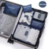 6 Pcs Travel Packing Cubes Set Portable Luggage Organizer Pouches For Clothes  Shoes 13