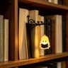 Cute Ghost Reading Book Hanging LED Lamp Halloween Wall Mount Decor  Book Lover Gift 7