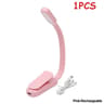 Rechargeable Mini LED Book Light Flexible ClipOn Night Reading Lamp  Flashlight 8
