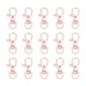 10Pcs Swivel Lobster Clasp Snap Hooks With Split Key Rings For DIY Keychains 9