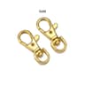 10Pcs Swivel Lobster Clasp Snap Hooks With Split Key Rings For DIY Keychains 8