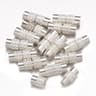 20Pcs Brass Screw Barrel Clasps Threaded Lock Connectors For DIY Jewelry 11