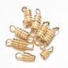 20Pcs Brass Screw Barrel Clasps Threaded Lock Connectors For DIY Jewelry 13