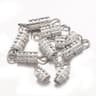 20Pcs Brass Screw Barrel Clasps Threaded Lock Connectors For DIY Jewelry 15