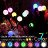 10 LED Solar Firefly Garden Lights Outdoor Waterproof Swaying Landscape Lamps 7