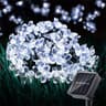 Solar Sakura Flower LED String Lights Outdoor Waterproof Cherry Blossom Decor 10