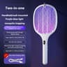 3in1 Multifunctional Electric Bug Zapper Racket USB Rechargeable Swatter 6