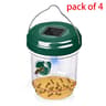 Outdoor Solar Powered UV LED Light Wasp Bottle Trap Bee Hornet Catcher 7