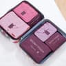 6 Pcs Set Travel Luggage Storage Bag Waterproof Clothes Packing Cubes Zipper 10
