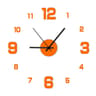 Creative Frameless DIY Wall Clock Silent 3D Mirror Sticker Home Decor 6