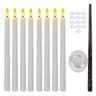 Floating Candles With Magic Wand Remote Control Flickering Warm Light Set 7