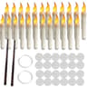 Magic Wand Remote Control LED Floating Candles Flameless Flying Taper Lights 7