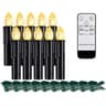 200 Hours LED Candle Remote Timer Flickering Warm Light Tree Decor Set 7