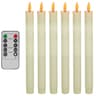 3D Flame Flickering Taper LED Candles Remote Timer Flameless Candlesticks 9