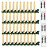 Remote Control LED Christmas Tree Clip Taper Candles Flameless Lights Set 9