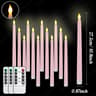 Bulk Flickering LED Flameless Taper Candles Remote Control Wedding Christmas Set 9