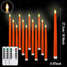Bulk Flickering LED Flameless Taper Candles Remote Control Wedding Christmas Set 13