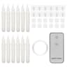 Floating LED Taper Candles Remote Control Hanging Magic Flickering Light Set 7