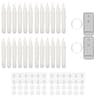 Floating LED Taper Candles Remote Control Hanging Magic Flickering Light Set 8