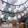 12M 100 LED Solar Bubble Ball String Lights 8 Modes Outdoor Garden Party Lamp 10