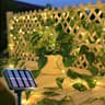 Solar Artificial Ivy Leaf Garland String Lights 8 Modes Green Fairy Garden Light 8