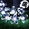 Solar Outdoor Cherry Flower String Lights Waterproof LED Sakura Garden Decor 7