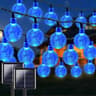 Solar Outdoor Bubble Crystal Globe String Lights 8 Modes Waterproof Patio Decor 9