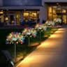 Solar Outdoor LED Firework Burst String Lights Waterproof Christmas Garden Decor 8