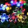 Solar Outdoor Cherry Blossom LED String Lights 8 Modes IP65 Waterproof Garden Decor 6