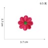 DIY Embroidery Flower  Bee Patch Set IronOn Applique For Clothing  Fabric Crafts 11