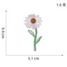 DIY Embroidery Flower  Bee Patch Set IronOn Applique For Clothing  Fabric Crafts 6