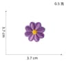 DIY Embroidery Flower  Bee Patch Set IronOn Applique For Clothing  Fabric Crafts 16
