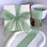 Silver Sparkling Yarn Ribbon Chiffon Wrinkle Mesh Gift Packaging Flower Decor 5 Meters 15