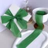 Silver Sparkling Yarn Ribbon Chiffon Wrinkle Mesh Gift Packaging Flower Decor 5 Meters 18