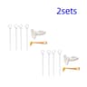 Portable Spiral Potato Cutter Skewers Set  Tornado Chips Maker For BBQ  Camping 8