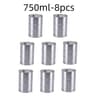 25oz Oil Drum Stainless Steel Hip Flask Portable Whisky Liquor Bottle 16