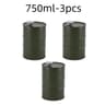 25oz Oil Drum Stainless Steel Hip Flask Portable Whisky Liquor Bottle 21