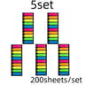 200 Sheets Transparent Sticky Notes  Clear Bookmark Index Tabs Set 14