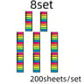 200 Sheets Transparent Sticky Notes  Clear Bookmark Index Tabs Set 13