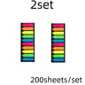 200 Sheets Transparent Sticky Notes  Clear Bookmark Index Tabs Set 28