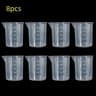 100ml Transparent Plastic Measuring Cup With Scaled Markings For Lab  Kitchen 8