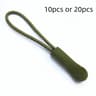1020Piece Zipper Pull Replacement Cord Tabs  Broken Zip Fixer Clips 10