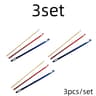 3Piece Aluminum Afghan Tunisian Crochet Hook Set With Needle Eye  Knitting Tools 8