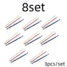 3Piece Aluminum Afghan Tunisian Crochet Hook Set With Needle Eye  Knitting Tools 13