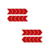 Arrow Reflective Bike Frame Stickers  Safety Cycling Decal Tape 12